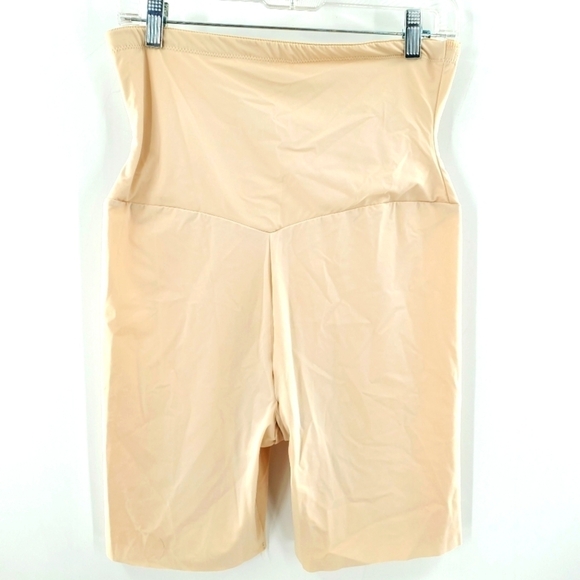 Maidenform tan spandex blend shapewear hi waist shorts 2XL - Picture 1 of 14